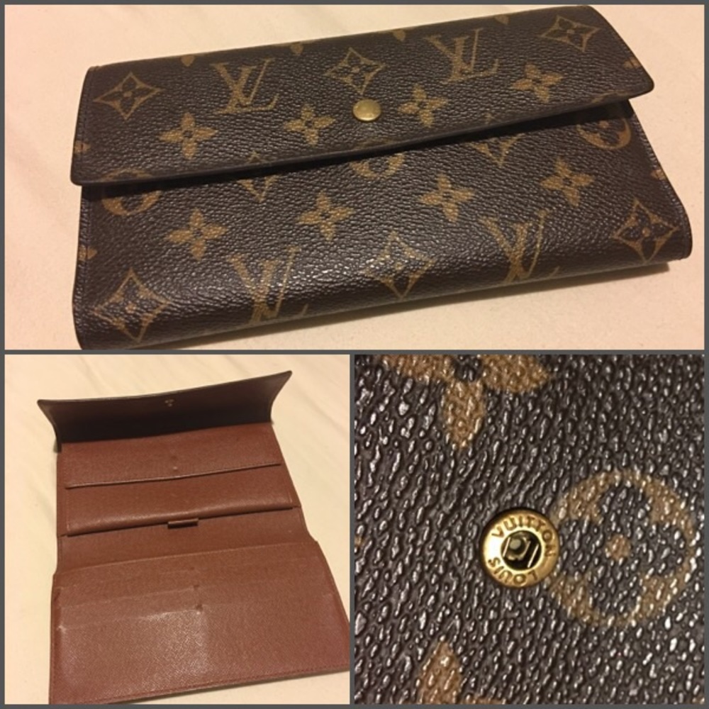 Louis Vuitton Tri-Fold Long Wallet.
